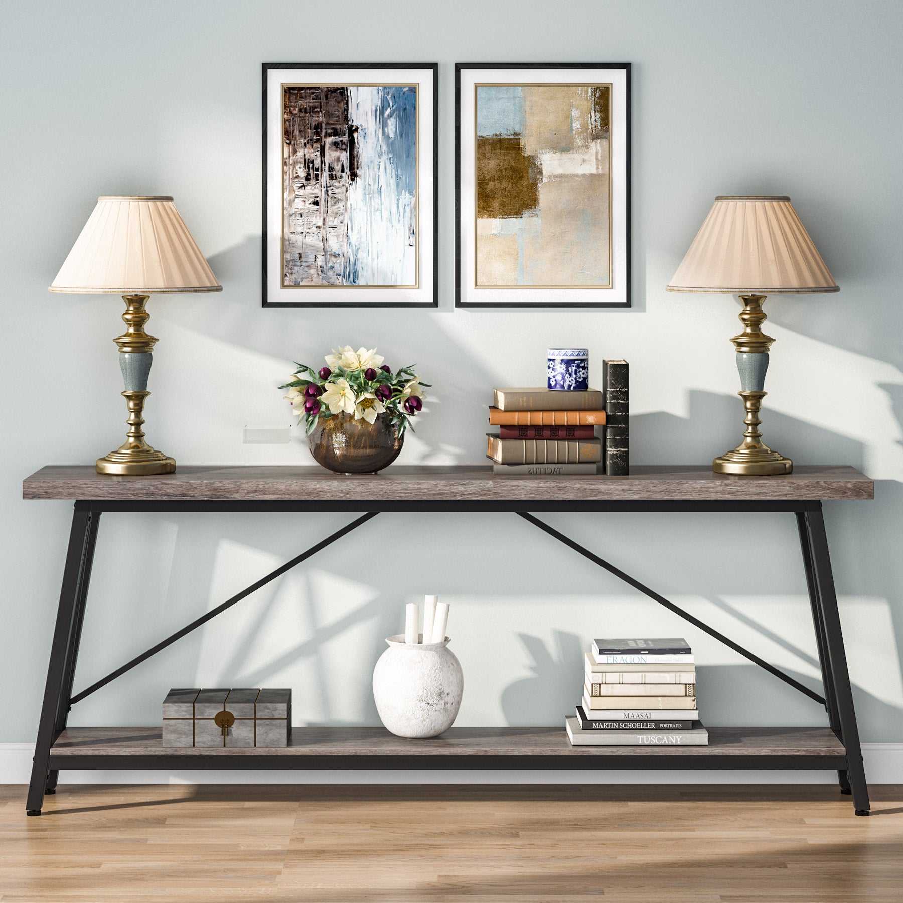 70.9" Console Table Extra Long Sofa Table